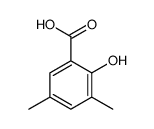 2-HYDROXY-3-METHYL-BENZOIC ACID结构式