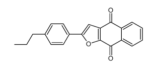2-(4-propylphenyl)benzo[f][1]benzofuran-4,9-dione结构式