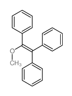 (1-methoxy-2,2-diphenyl-ethenyl)benzene结构式