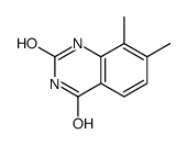 7,8-dimethyl-1H-quinazoline-2,4-dione结构式