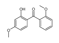 (2-hydroxy-4-methoxyphenyl)-(2-methoxyphenyl)methanone结构式