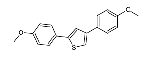 2,4-bis(4-methoxyphenyl)thiophene结构式