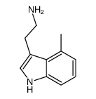 2-(4-methyl-1H-indol-3-yl)ethanamine结构式