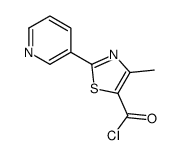 4-甲基-2-(吡啶-3-基)噻唑-5-羰酰氯结构式