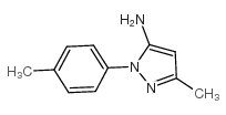 5-氨基-3-甲基-1-对甲苯基吡唑结构式