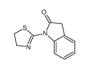 1-(4,5-dihydro-1,3-thiazol-2-yl)-3H-indol-2-one结构式