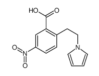 5-nitro-2-(2-pyrrol-1-ylethyl)benzoic acid结构式
