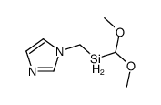 dimethoxymethyl(imidazol-1-ylmethyl)silane结构式