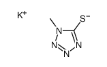 potassium 1-methyl-1H-tetrazole-5-thiolate结构式