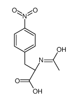 Phenylalanine, N-acetyl-4-nitro-结构式