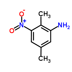 2-氨基-6-硝基-1,4-二甲苯结构式