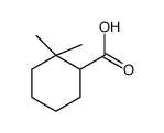 2,2-dimethylcyclohexane-1-carboxylic acid结构式