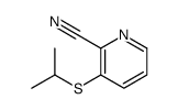 3-propan-2-ylsulfanylpyridine-2-carbonitrile结构式