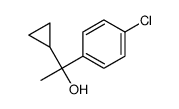 4-氯-alpha-环丙基-alpha-甲基苄醇结构式