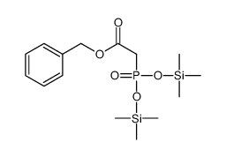benzyl 2-bis(trimethylsilyloxy)phosphorylacetate结构式