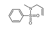 N-methyl-N-prop-2-enylbenzenesulfonamide结构式