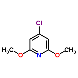 4-氯-2,6-二甲氧基吡啶结构式
