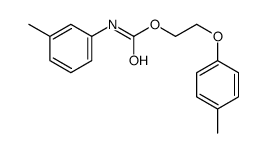 2-(4-methylphenoxy)ethyl N-(3-methylphenyl)carbamate结构式