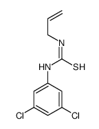 1-(3,5-dichlorophenyl)-3-prop-2-enylthiourea结构式