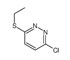 3-chloro-6-ethylsulfanylpyridazine结构式