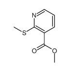 methyl 2-methylsulfanylpyridine-3-carboxylate结构式
