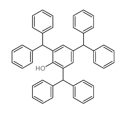 2,4,6-tribenzhydrylphenol结构式