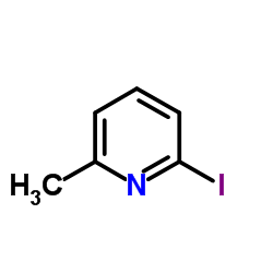 2-碘-6-甲基吡啶结构式