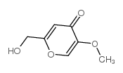2-(羟基甲基)-5-甲氧基-4H-吡喃-4-酮结构式