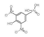 4-HYDROXY-3,5-DINITROBENZENEARSONIC ACID结构式