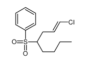 1-chlorooct-1-en-4-ylsulfonylbenzene结构式