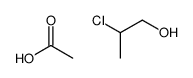 acetic acid,2-chloropropan-1-ol结构式