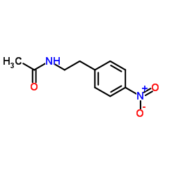 N-(4-硝基苯乙基)乙酰胺结构式