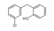 2-[(3-chlorophenyl)methyl]phenol结构式