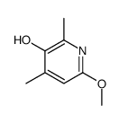 3-Pyridinol, 6-methoxy-2,4-dimethyl- (9CI)结构式