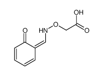 2-[(6-oxocyclohexa-2,4-dien-1-ylidene)methylamino]oxyacetic acid结构式