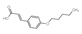 4-戊氧基肉桂酸结构式