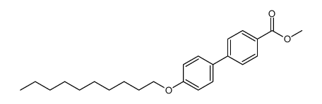 4'-decyloxy-biphenyl-4-carboxylic acid methyl ester结构式