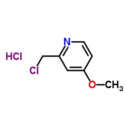 2-氯甲基-4-甲氧基吡啶盐酸盐结构式