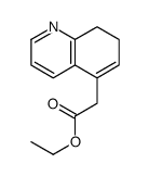 ethyl 2-(7,8-dihydroquinolin-5-yl)acetate结构式