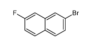 2-Bromo-7-fluoronaphthalene结构式