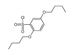 2,5-dibutoxybenzenesulfonyl chloride结构式