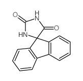 Spiro[9H-fluorene-9,4'-imidazolidine]-2',5'-dione结构式