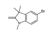 5-bromo-1,3,3-trimethyl-2-methylideneindole结构式