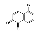 5-bromonaphthalene-1,2-dione结构式