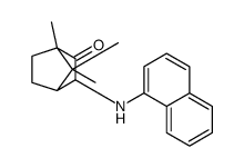 4,7,7-trimethyl-2-(naphthalen-1-ylamino)bicyclo[2.2.1]heptan-3-one结构式