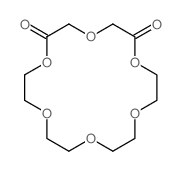 1,4,7,10,13,16-hexaoxacyclooctadecane-2,6-dione结构式