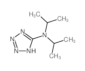 N,N-dipropan-2-yl-2H-tetrazol-5-amine结构式