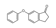 6-Phenoxy-2,3-dihydro-1H-inden-1-one结构式