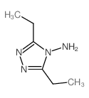 3,5-diethyl-1,2,4-triazol-4-amine结构式