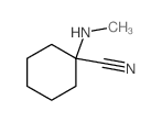 1-甲基氨基-环己烷甲腈结构式